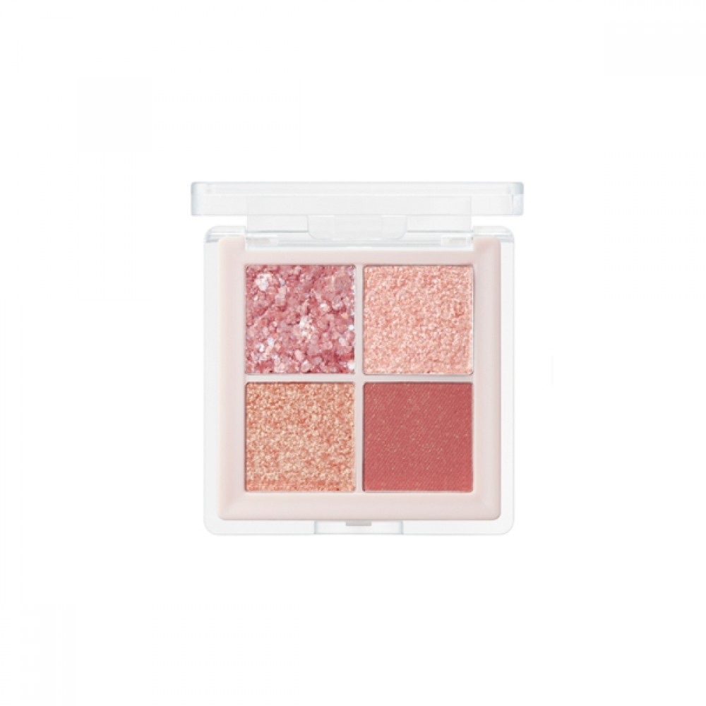 Clio TWINKLEPOP Pearl Flex Glitter Eyeshadow Palette Shade 01 Hey Rose